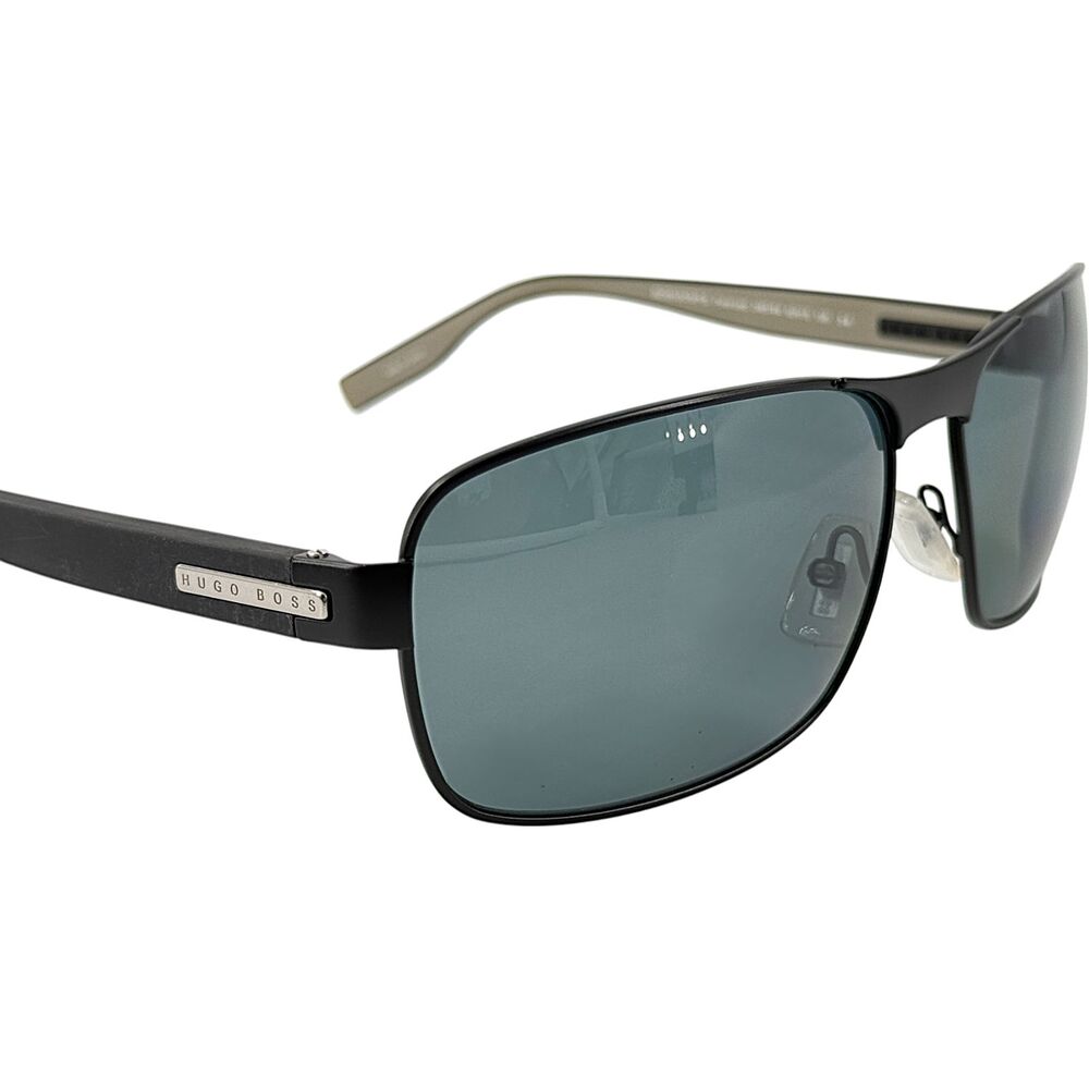 Hugo Boss 0579PS Mens Metal Polarized Sunglass 02MSRA Matte Black 62-15 Lg Wrap - Picture 5 of 5